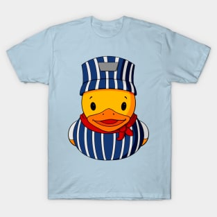 Train Conductor Rubber Duck T-Shirt